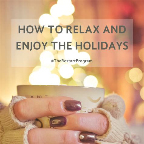 how to relax on holiday at home