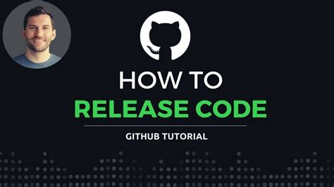 how to release code on github