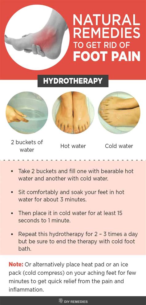 how to relieve foot pain