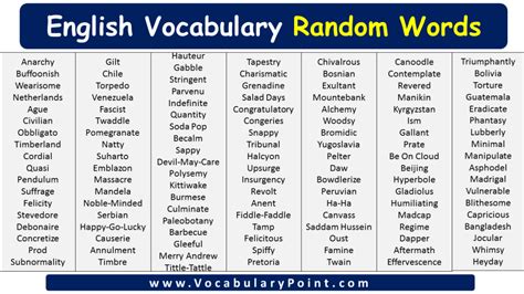 how to remember a list of random words