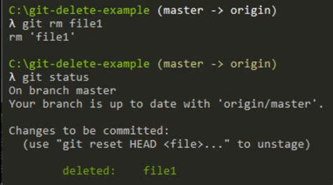 how to remove .git file from terminal