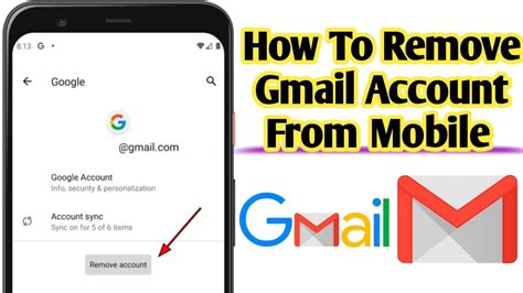 how to remove 2 gmail account in mobile