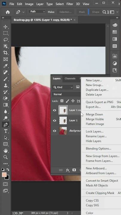 how to remove a bra strap in photoshop