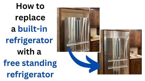 How To Remove A Built-In Refrigerator