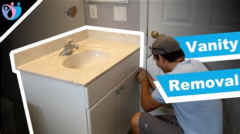 How To Remove A Countertop From A Vanity