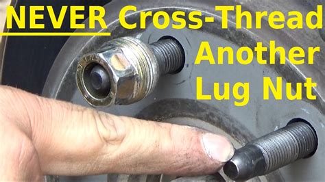 How To Remove A Cross Threaded Lug Nut