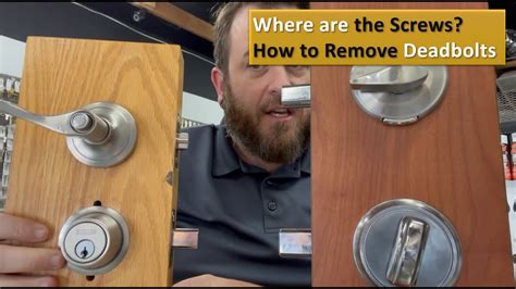 How To Remove A Deadbolt