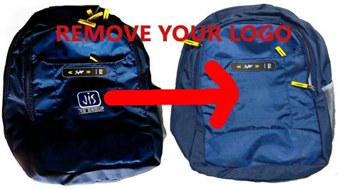 How To Remove A Decal From A Backpack