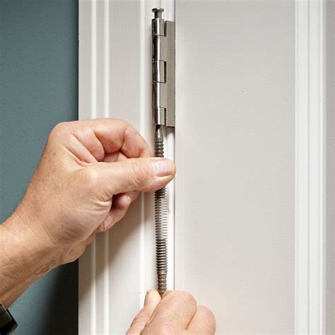 How To Remove A Door Hinge With Spring
