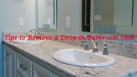 How To Remove A Drop In Sink From Granite