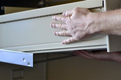 How To Remove A File Cabinet Drawer From Hon