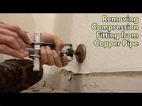 How To Remove A Fitting From Copper Pipe