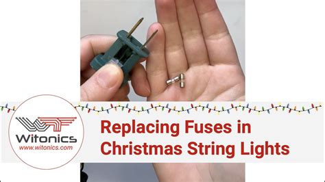 How To Remove A Fuse From A String Of Lights