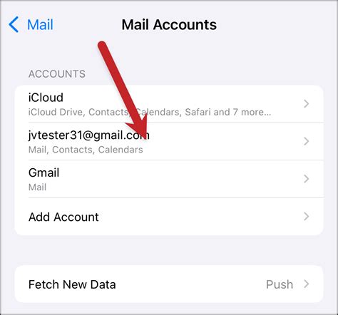 how to remove a gmail account from an iphone