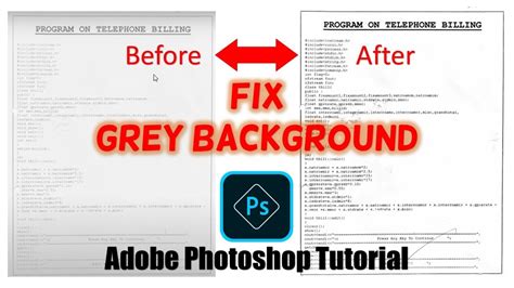 How To Remove A Grey Background In Photoshop