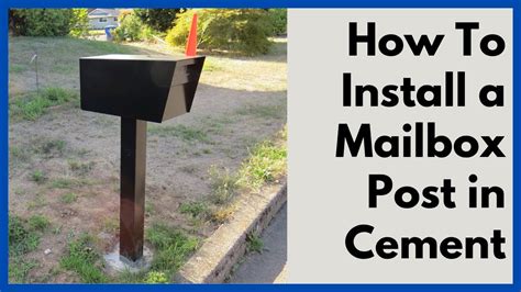 How To Remove A Mailbox Post In Concrete