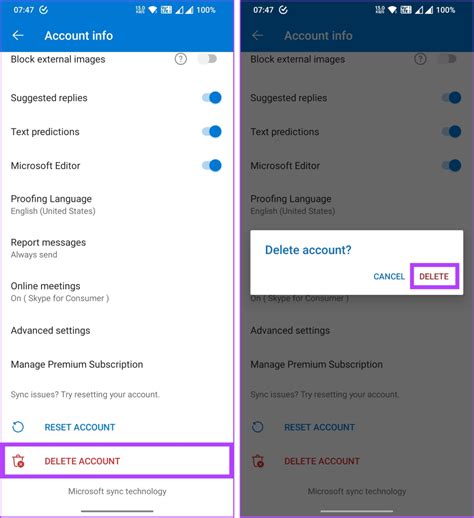 how to remove a number from an email