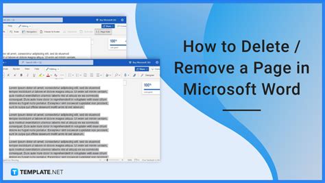 how to remove a page from a word document in office 2010