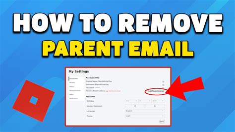 how to remove a parent email on roblox