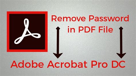 how to remove a password from a pdf in acrobat