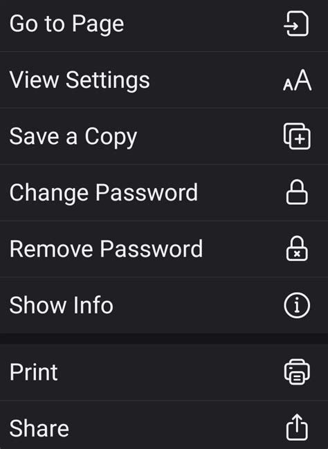 how to remove a password from a pdf on android