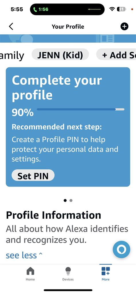 how to remove a profile from amazon alexa
