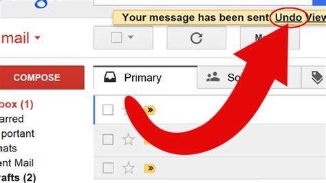 how to remove a sent email on gmail