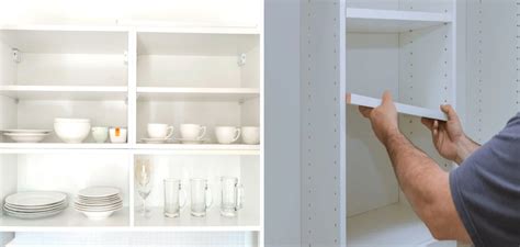 how to remove a shelf from a wardrobe