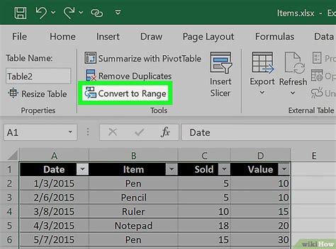 How To Remove A Table Reference In Excel