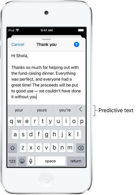 how to remove a word from apple predictive text