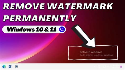 how to remove activate windows watermark using command prompt