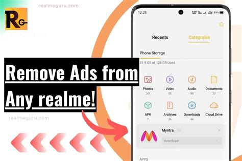 how to remove ads in my realme phone