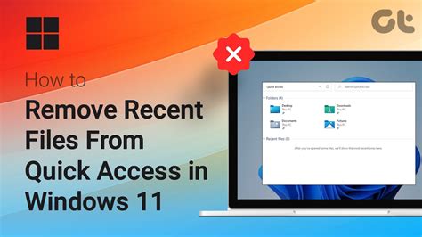 How To Remove All The Files From Quick Access