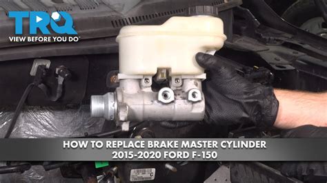 How To Remove And Replace A Brake Master Cylinder