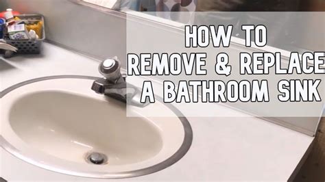 How To Remove And Replace A Drop In Bathroom Sink
