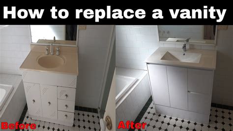 How To Remove And Replace A Vanity