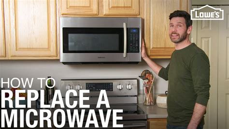 How To Remove And Replace An Over The Range Microwave