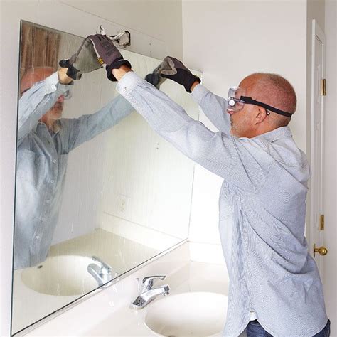 How To Remove And Replace Bathroom Mirror