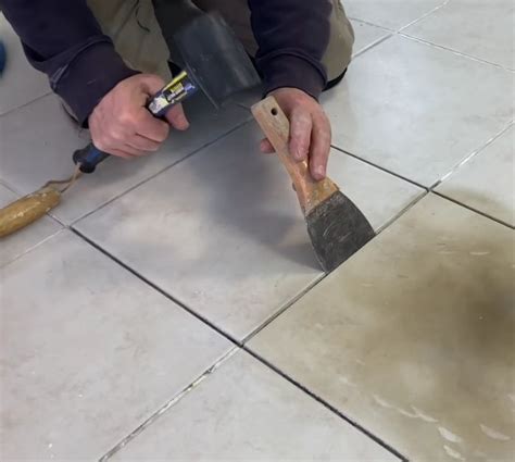 how to remove and reuse ceramic floor tiles