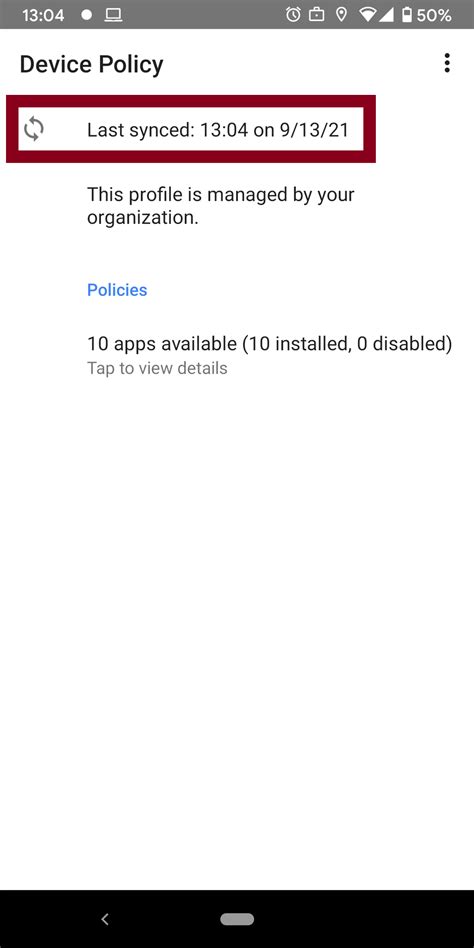 how to remove android device policy