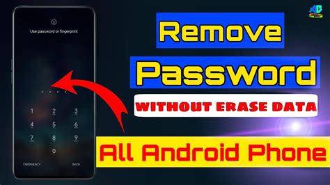 how to remove android password using pc
