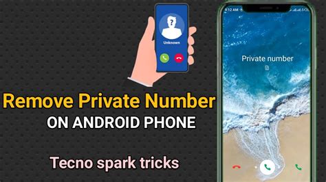 how to remove android phone from private number