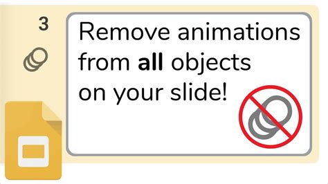 how to remove animation in google slides
