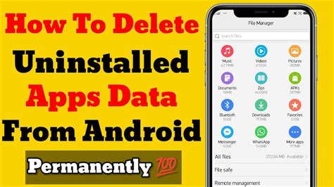 how to remove app data from android