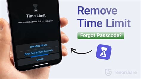 how to remove app limits without passcode