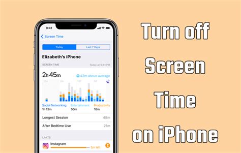 how to remove app screen time on iphone