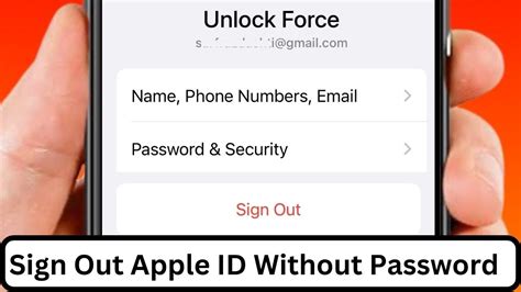 how to remove apple id without knowing the password