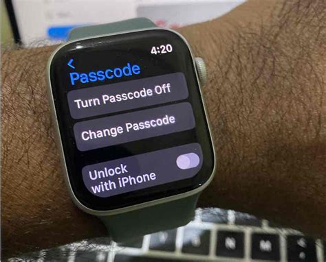 how to remove apple watch passcode