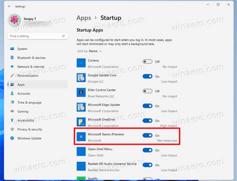 how to remove application from startup in windows 11