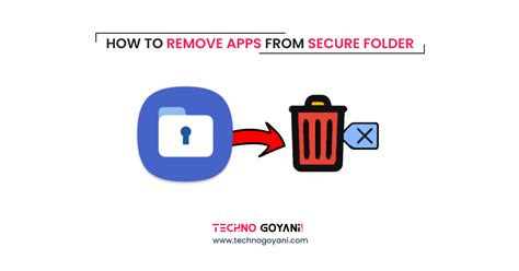 how to remove apps from your secure folder